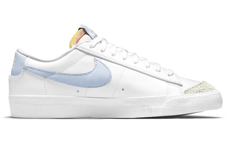Женские кроссовки Nike Blazer '77 (бело-синие) — Белый / синий — фото 2