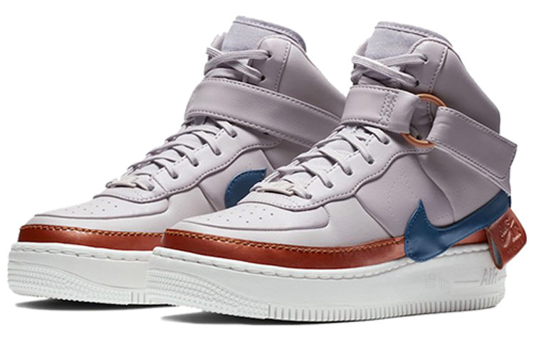 Женские кроссовки Nike Air Force 1 (фиолетово-синие) — фото 3