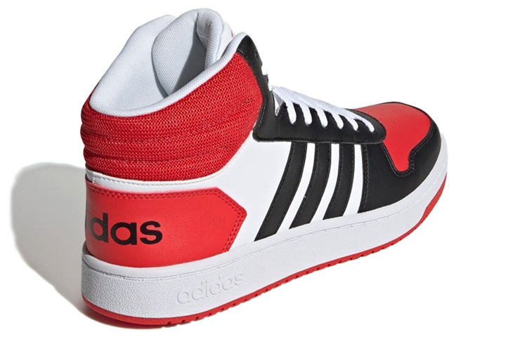 Мужские кеды adidas neo Hoops 2.0 Mid (черные) — фото 3