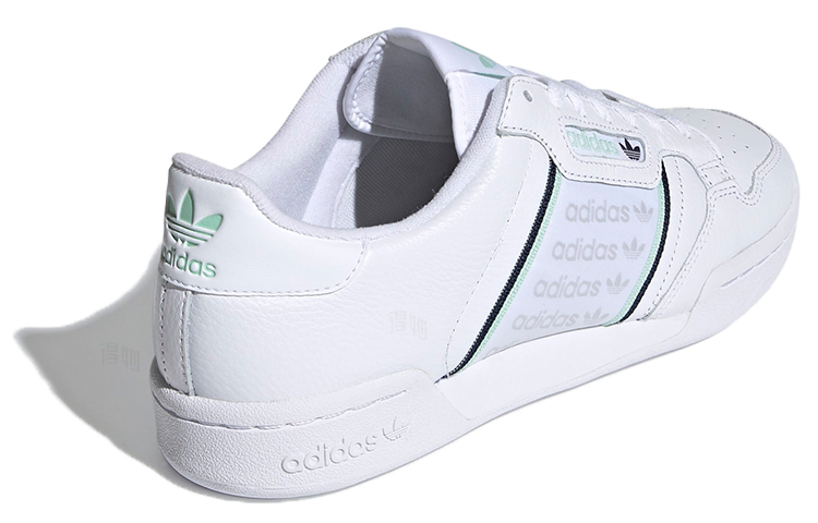 Кеды adidas originals Continental 80 (бело-черно-зеленые) — фото 4