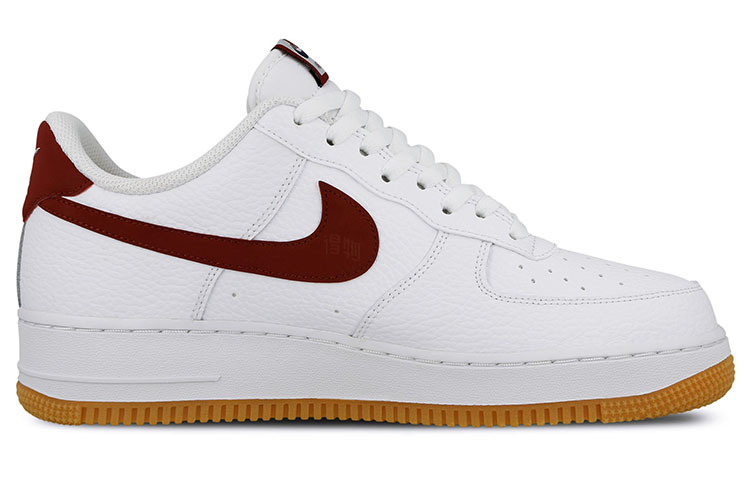 Унисекс кеды Nike Air Force 1 07 Gum Medium Brown (бело-коричневые) — фото 2