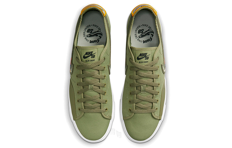 Кеды Nike Blazer Daan Van Der Linden (зеленые) — фото 4
