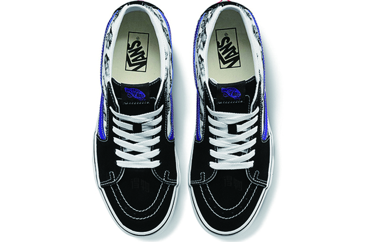 Кеды Vans SK8 LOGO (бело-черные) — Белый / чёрный — фото 3