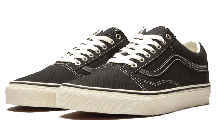 Кеды Vans Old Skool (черно-серые) — фото 3
