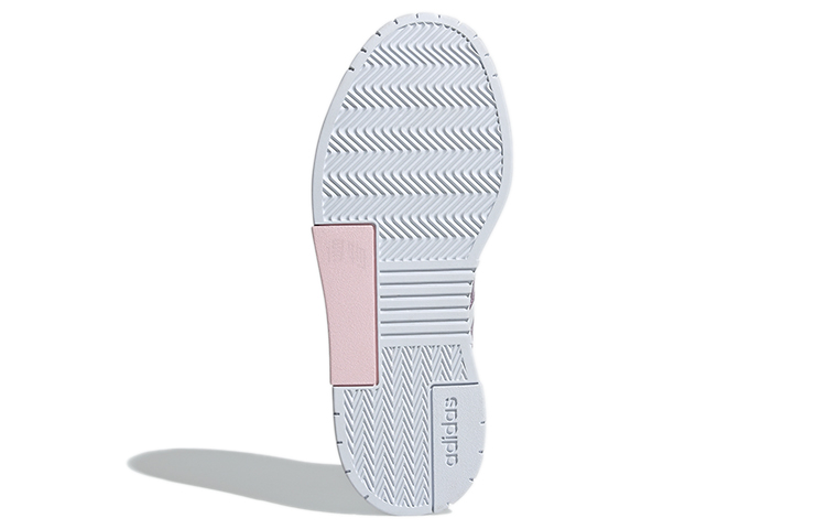 Женские кеды adidas neo Gradas (бело-фиолетово-розовые) — Белый / фиолетовый / розовый — фото 6