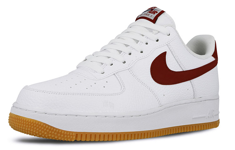 Унисекс кеды Nike Air Force 1 07 Gum Medium Brown (бело-коричневые) — фото 3