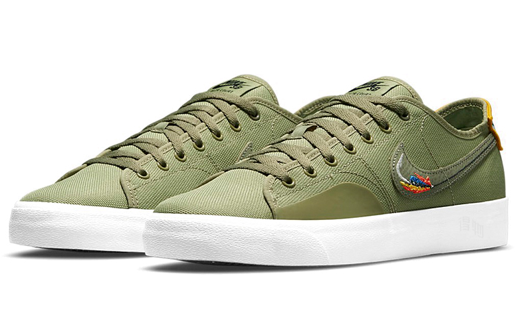 Кеды Nike Blazer Daan Van Der Linden (зеленые) — фото 3