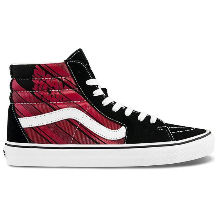 Кеды Vans SK8 (черно-красные) — Чёрный / красный — фото 2