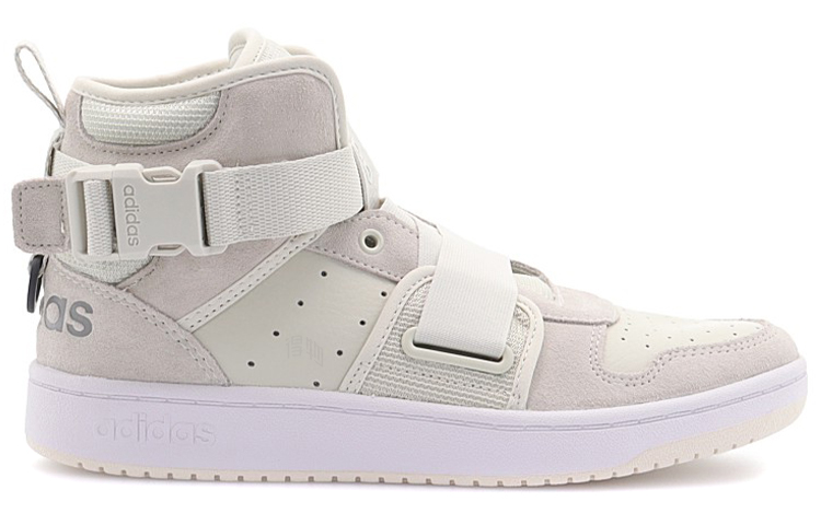 Мужские кроссовки adidas neo Hoops 2.0 Utx (бежевый / серый) — фото 2