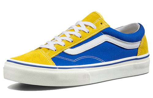 Кеды Vans Style 36 JP UA OG (желтые с синим) — Жёлтый / синий — фото 2