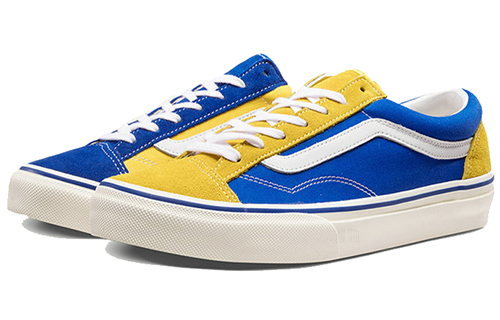 Кеды Vans Style 36 JP UA OG (желтые с синим) — Жёлтый / синий — фото 4