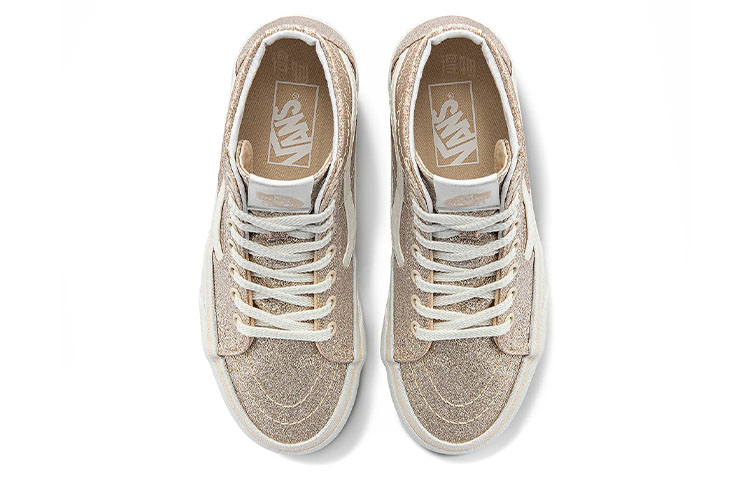 Женские кеды Vans SK8 Tapered (светло-коричневая) — фото 4