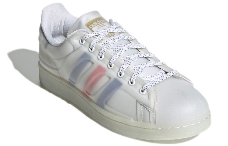 Кеды adidas Superstar Futureshell (бело-розовые) — фото 3