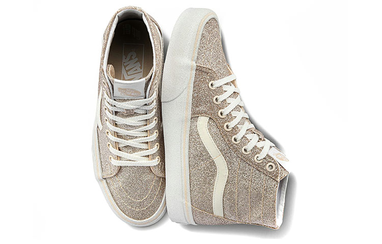 Женские кеды Vans SK8 Tapered (светло-коричневая) — фото 5