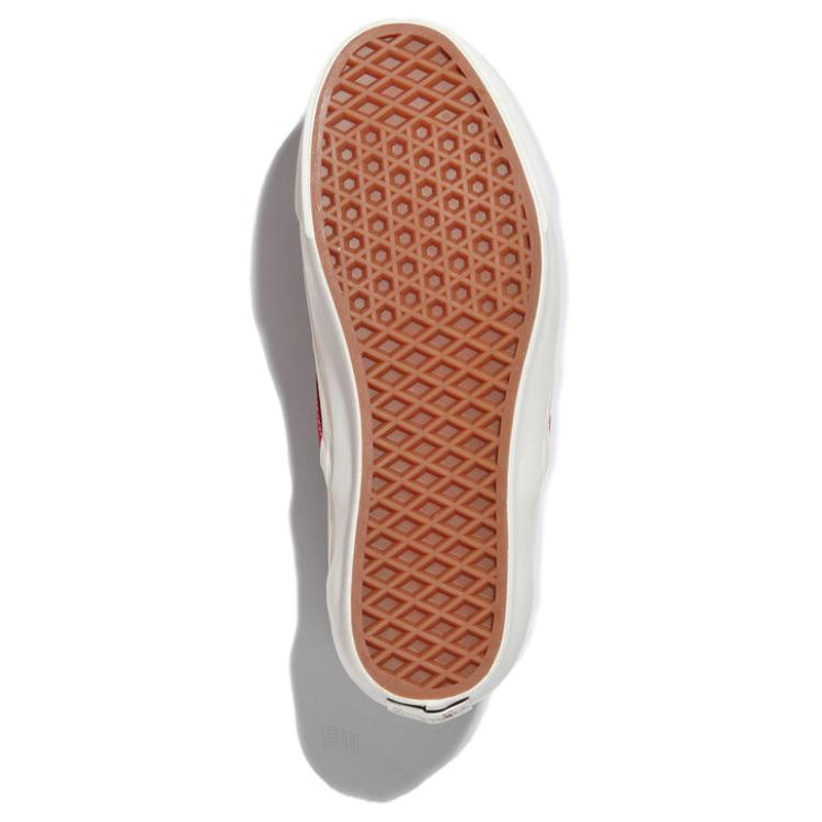 Слипоны Vans slip-on (красный) — фото 5