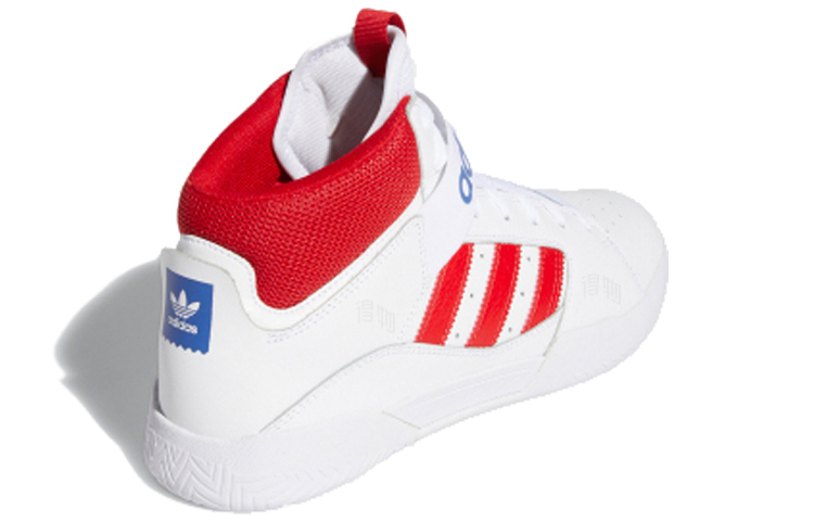 Мужские кеды adidas originals VRX Cup (бело-красные) — фото 4