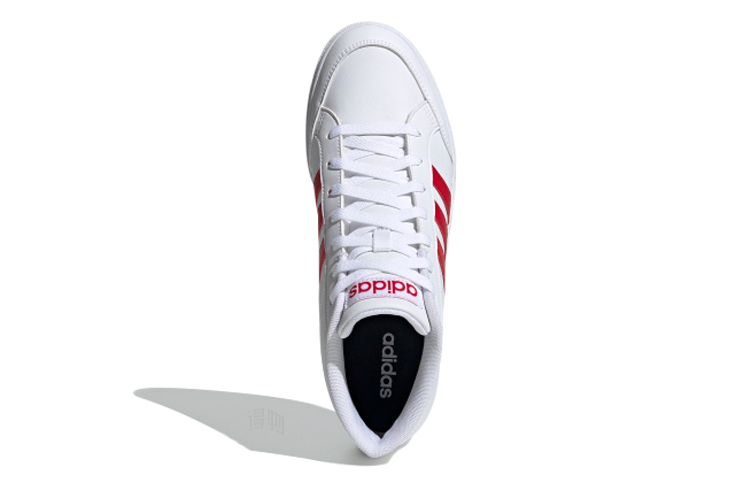 Мужские кеды adidas neo Vs Set (бело-красные) — Белый / красный — фото 4