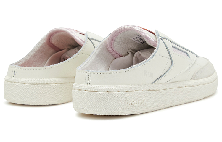Женские сабо Reebok Club C Laceless Mule (бежевые) — фото 5