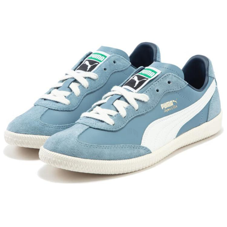 Кеды PUMA Liga (светло-синий-белый-белый) — фото 3