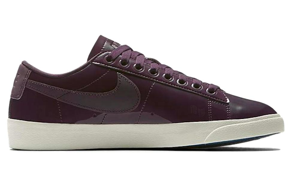 Женские кеды Nike Blazer Nocturne Port Wine (бордовые) — 葡萄紫/蓝/浅棕 — фото 2