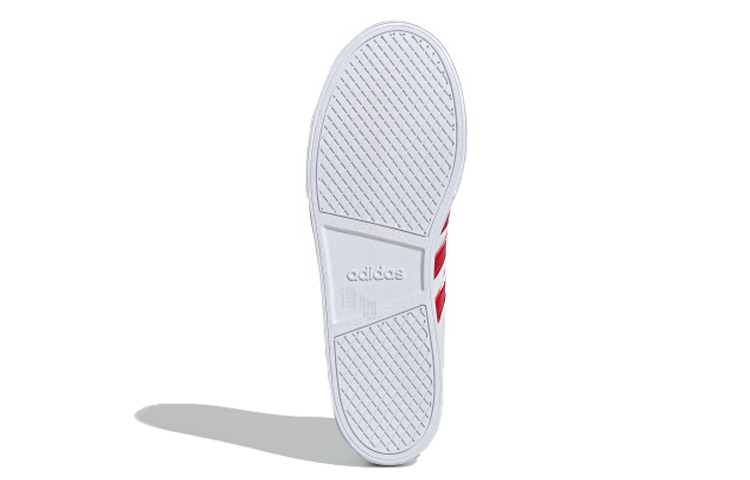 Мужские кеды adidas neo Vs Set (бело-красные) — Белый / красный — фото 5