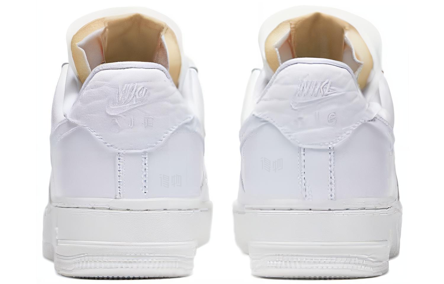 Женские кеды Nike Air Force 1 07 LX (белые) — Белыйкоричневый — фото 5