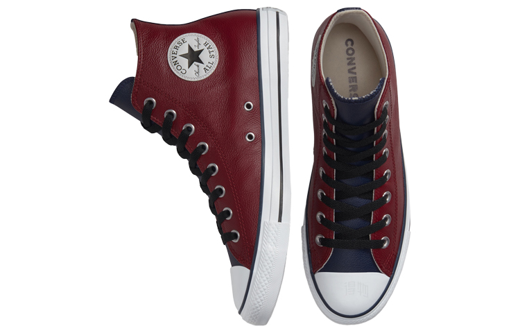 Кеды Converse All Star (бордово-черные) — фото 4