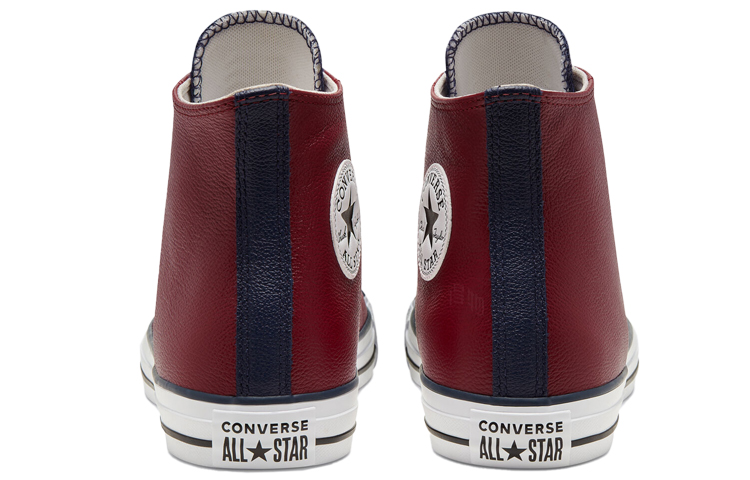 Кеды Converse All Star (бордово-черные) — фото 5