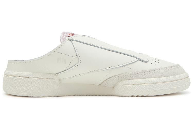Женские сабо Reebok Club C Laceless Mule (бежевые) — фото 2
