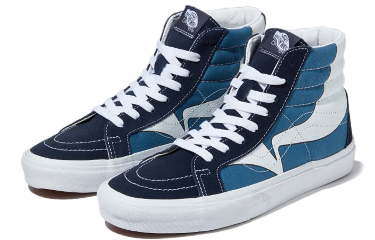 Кеды Vans SK8 (синий / белый) — фото 3