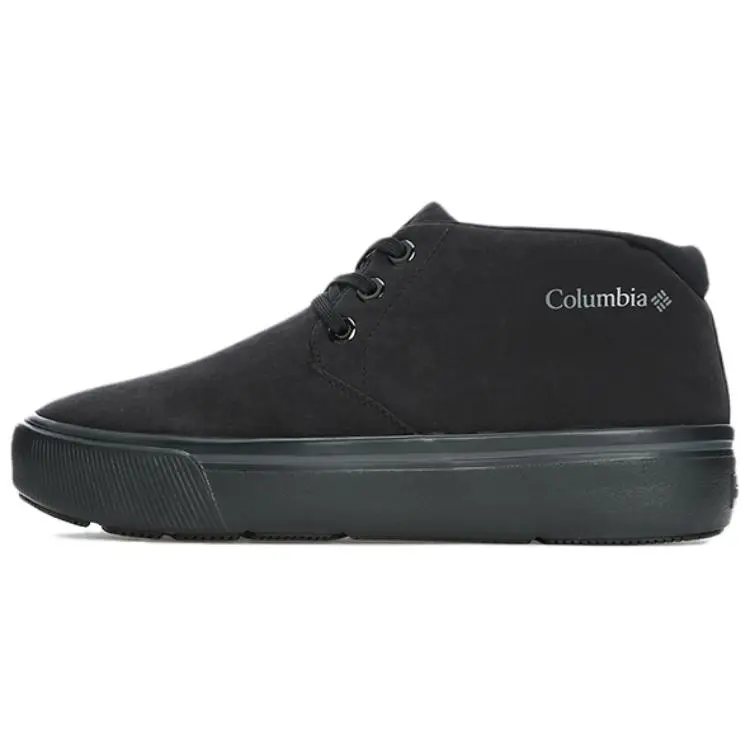 Columbia Slip Resistant Waterproof Non Slip And Waterproof Mid top Skateboard Shoes Unisex Black