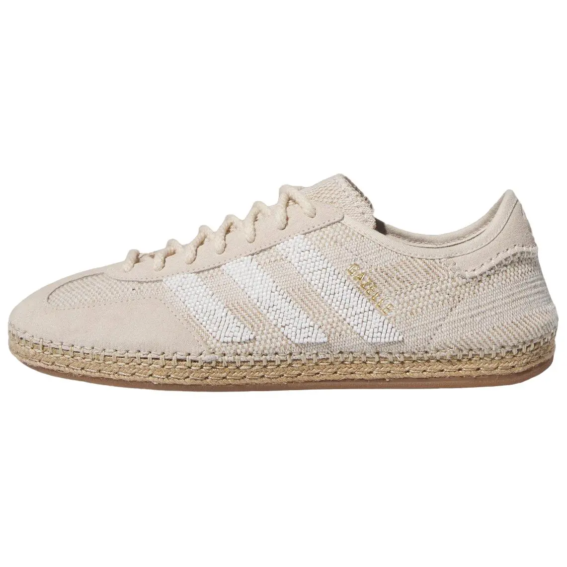 Adidas Originals x CLOT Gazelle 'HALO IVORY' Low top Skateboard Shoes Unisex Beige
