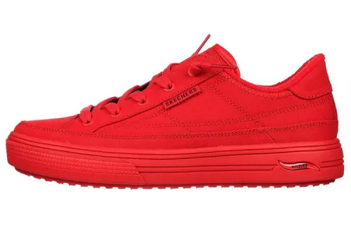 Skechers Arch Fit Arcade Low top Skateboard Shoes Women's Red