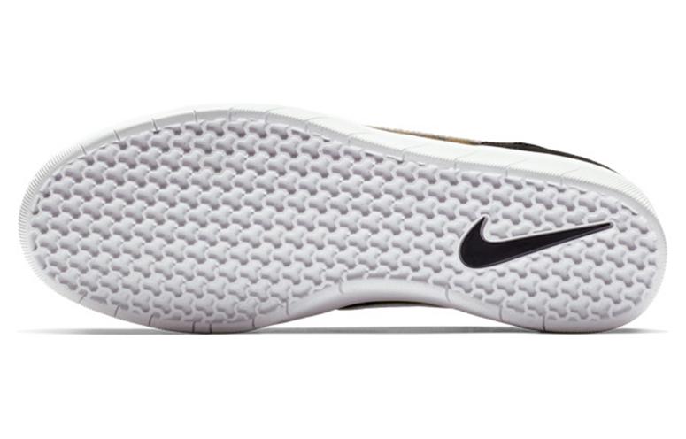 Кеды Nike SB Team Classic (черно-бело-зеленые) — Чёрный / белый / зелёный — фото 4