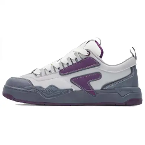 FILA FUSION Nollie Comfortable Impact Resistance And Abrasion Resistant Low top Skateboard Shoes Women's Gray