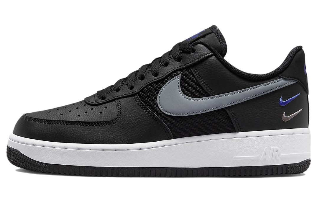 Nike Air Force 1 Low '07 'Double Swoosh Black Racer Blue'