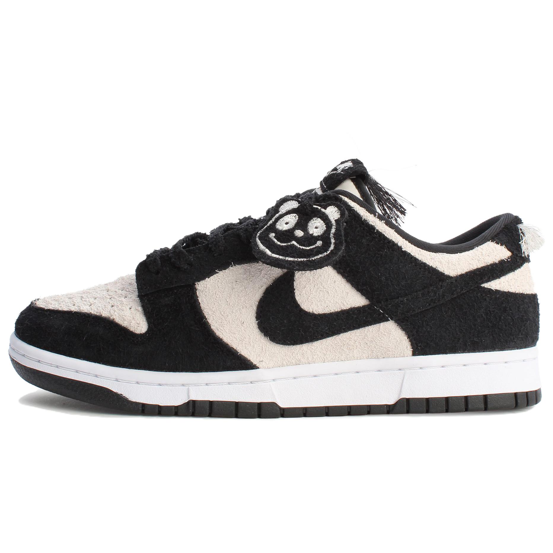 Мужские кроссовки Nike Dunk Low Retro SE (бело-черные)