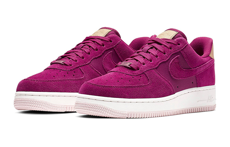 Женские кеды Nike Air Force 1 (розовый) — фото 3