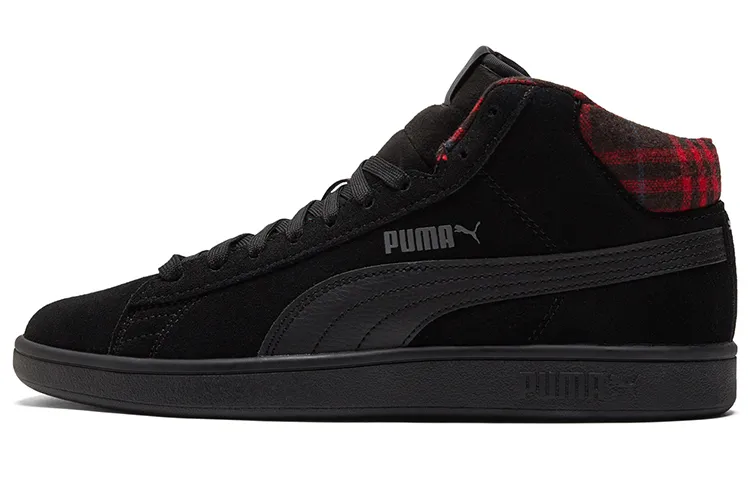 PUMA Smash V2 Mid Wtr 'Plaid Black'