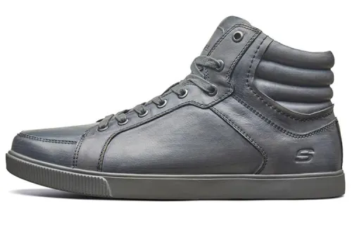 Skechers Skateboard Shoes Men's Mid Top Charcoal Gray