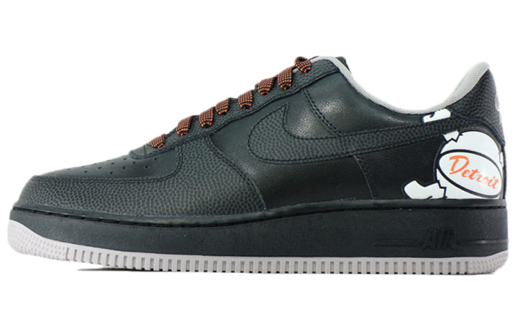 Мужские кеды Nike Air Force 1 (черные) — Чёрный — фото 1