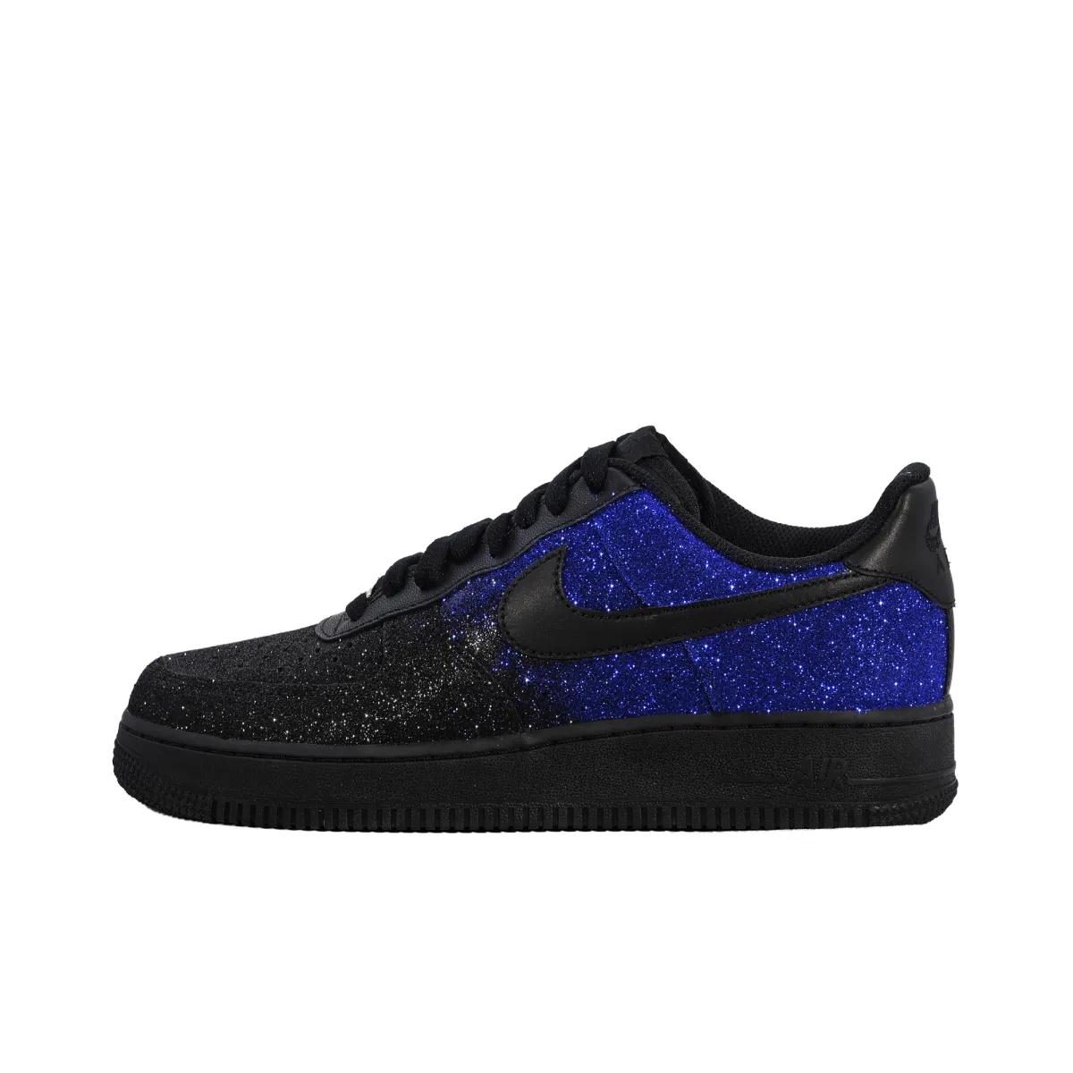 Nike Air Force 1 Slip Resistant, Abrasion Resistant, Lightweight Low top Skateboard Shoes Men's Blue Black Diamond