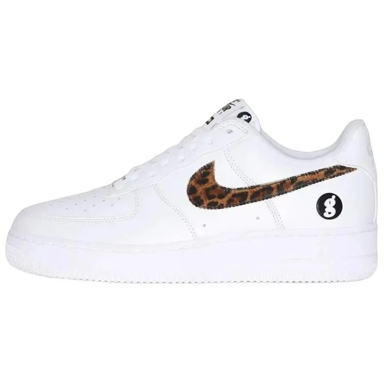 Nike x Supreme X GOODENOUGH Air Force 1 Abrasion Resistant Low top Skateboard Shoes Unisex White