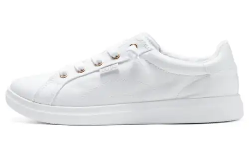 Skechers Bob's Cushioning, Wear Resistant Low top Skateboard Shoes Women's White