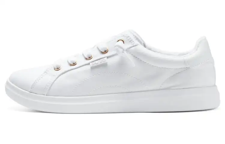 Skechers Bob's Cushioning, Wear Resistant Low top Skateboard Shoes Women's White
