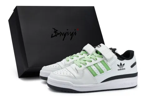 Adidas Originals FORUM Low 811 Manufacturing, Summer Night Dream Green, Special Shoe Box Abrasion Resistant Lightweight