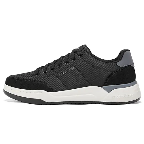 Skechers CORLISS Abrasion Resistant Lightweight Low top Skateboard Shoes Men's Black