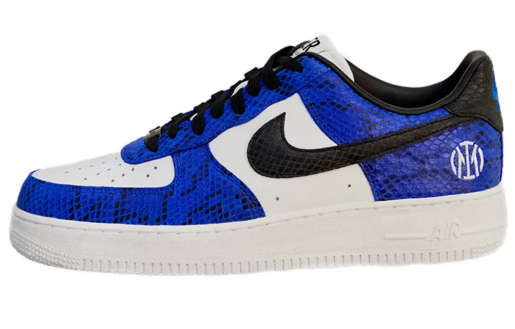 Nike Air Force 1 Snakeskin 'White Blue'