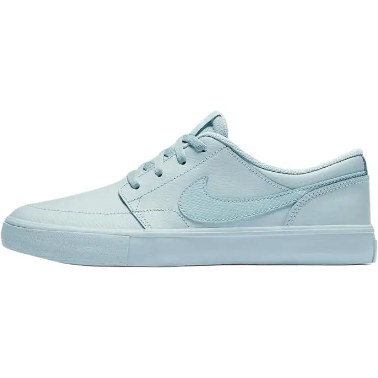 Nike SB Stefan Janoski Slip Resistant Abrasion Resistant Low top Skateboard Shoes Women's Blue