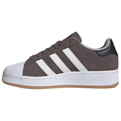 Adidas Originals SUPERSTAR XLG Abrasion Resistant Abrasion Resistant Low top Skateboard Shoes Unisex Dark Gray